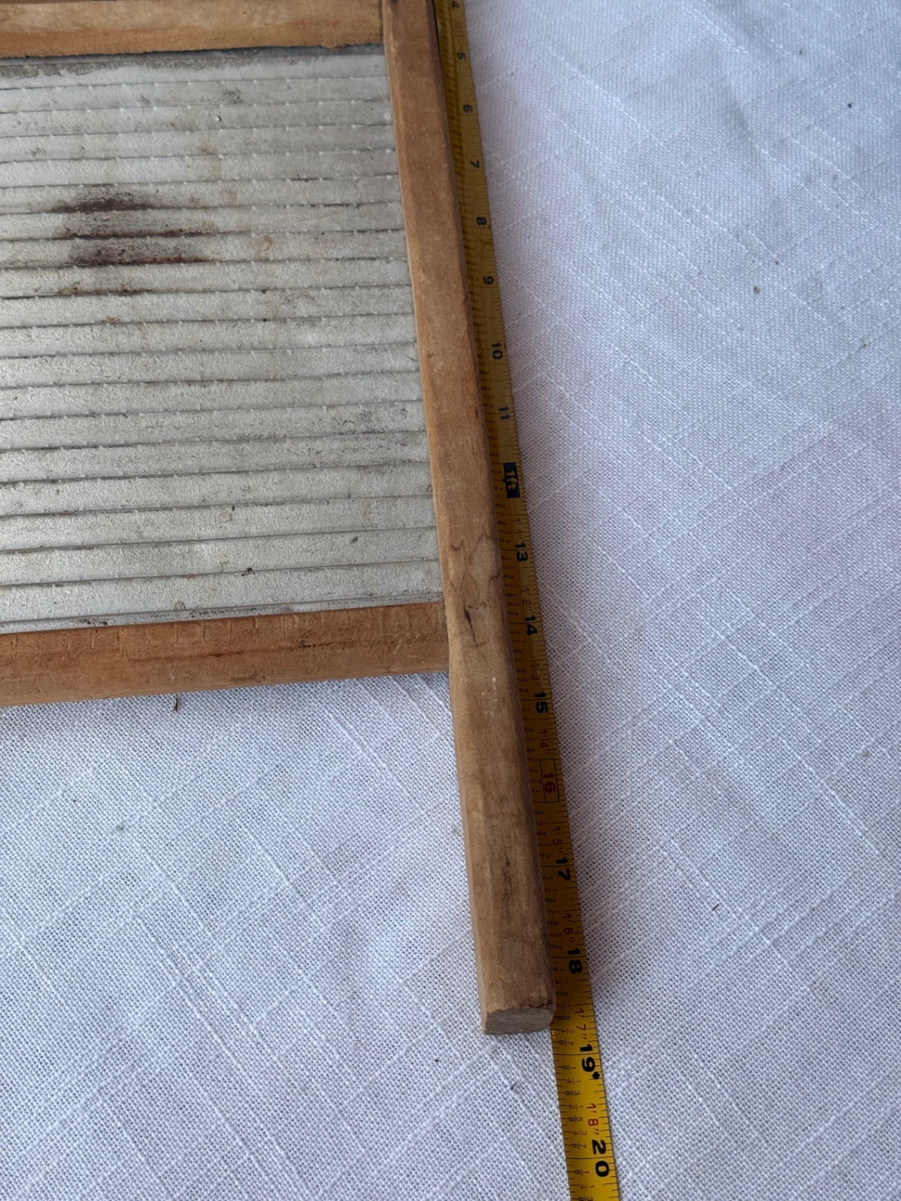 Vintage Miniature "Busy Bee No. 16" Wooden Washboard - Antique Patent No. 1896077