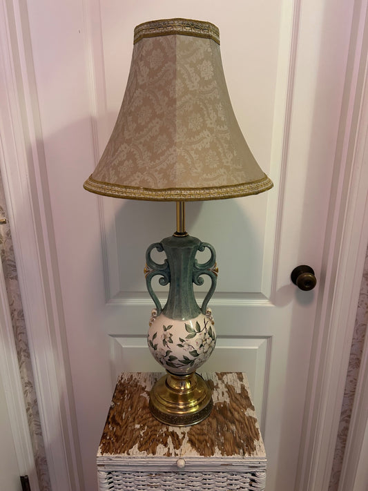 Vintage floral lamp