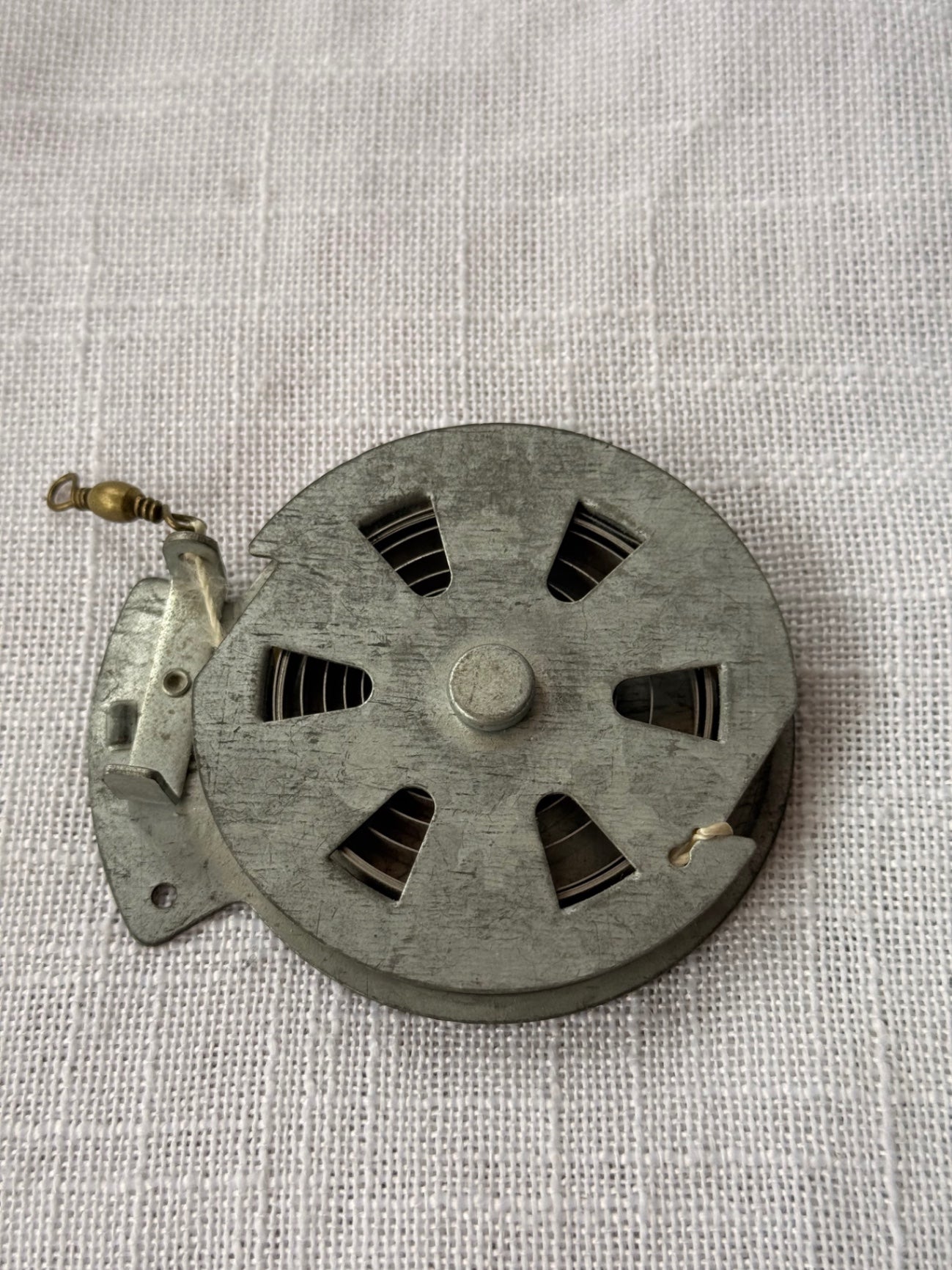 Vintage Mechanical Fisher Co. Automatic Fishing Reel - Little Rock Arkansas Pat. Pending