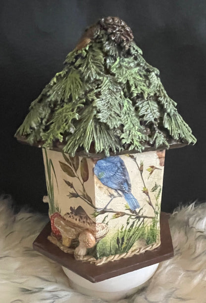 Mushroom bird house