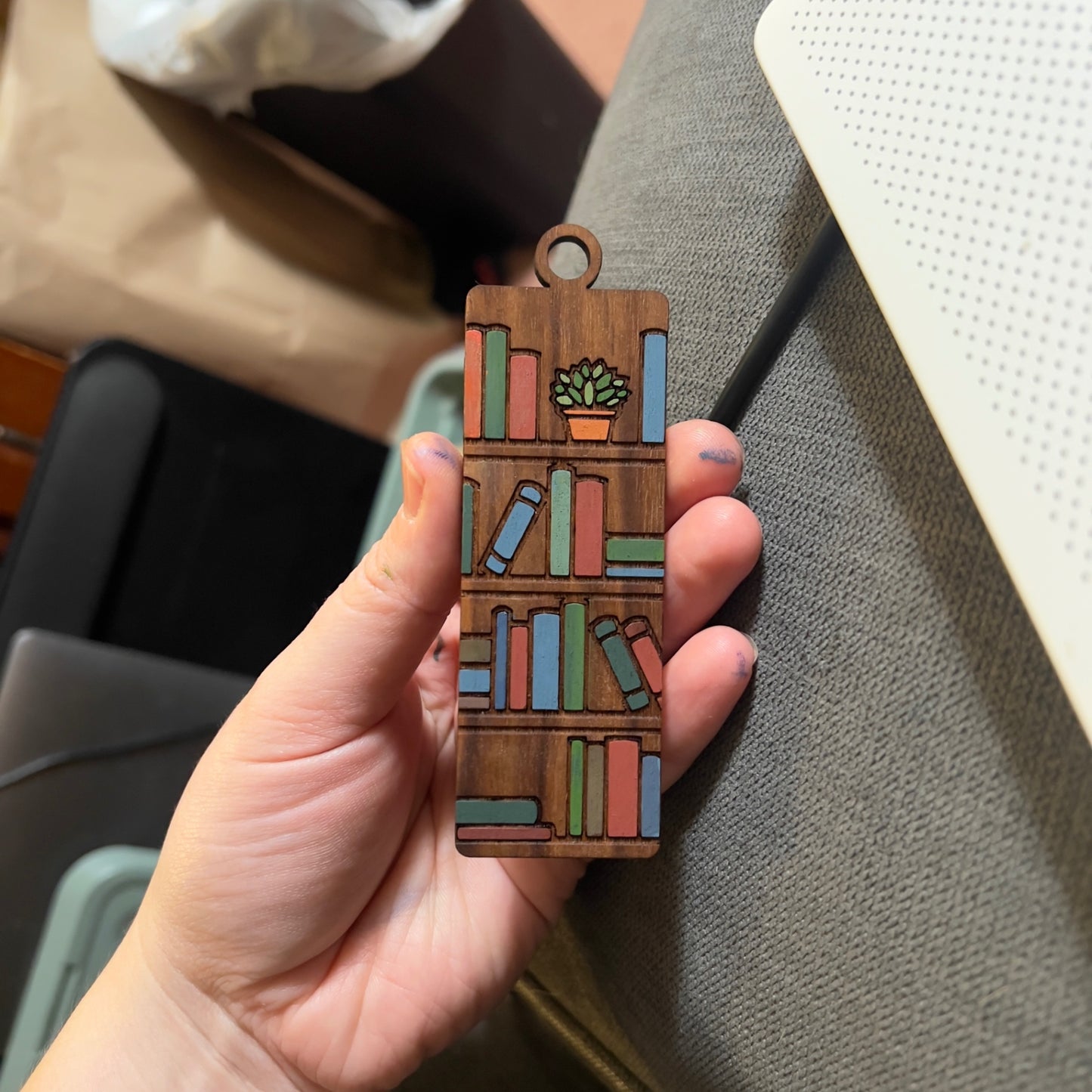 Walnut Bookshelf Ornament
