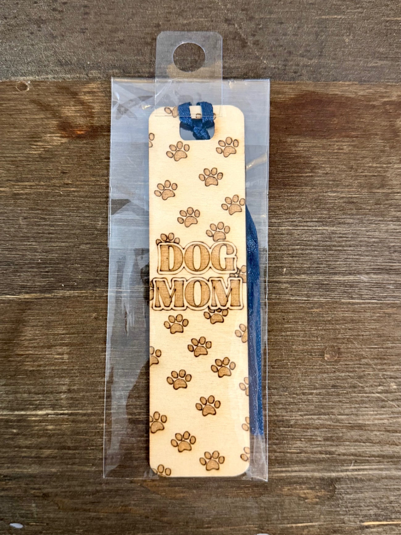 Wooden Bookmark - Dog Mom