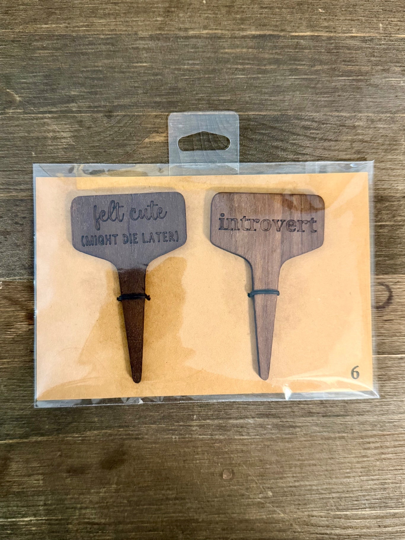 Walnut Sassy Plant Markers