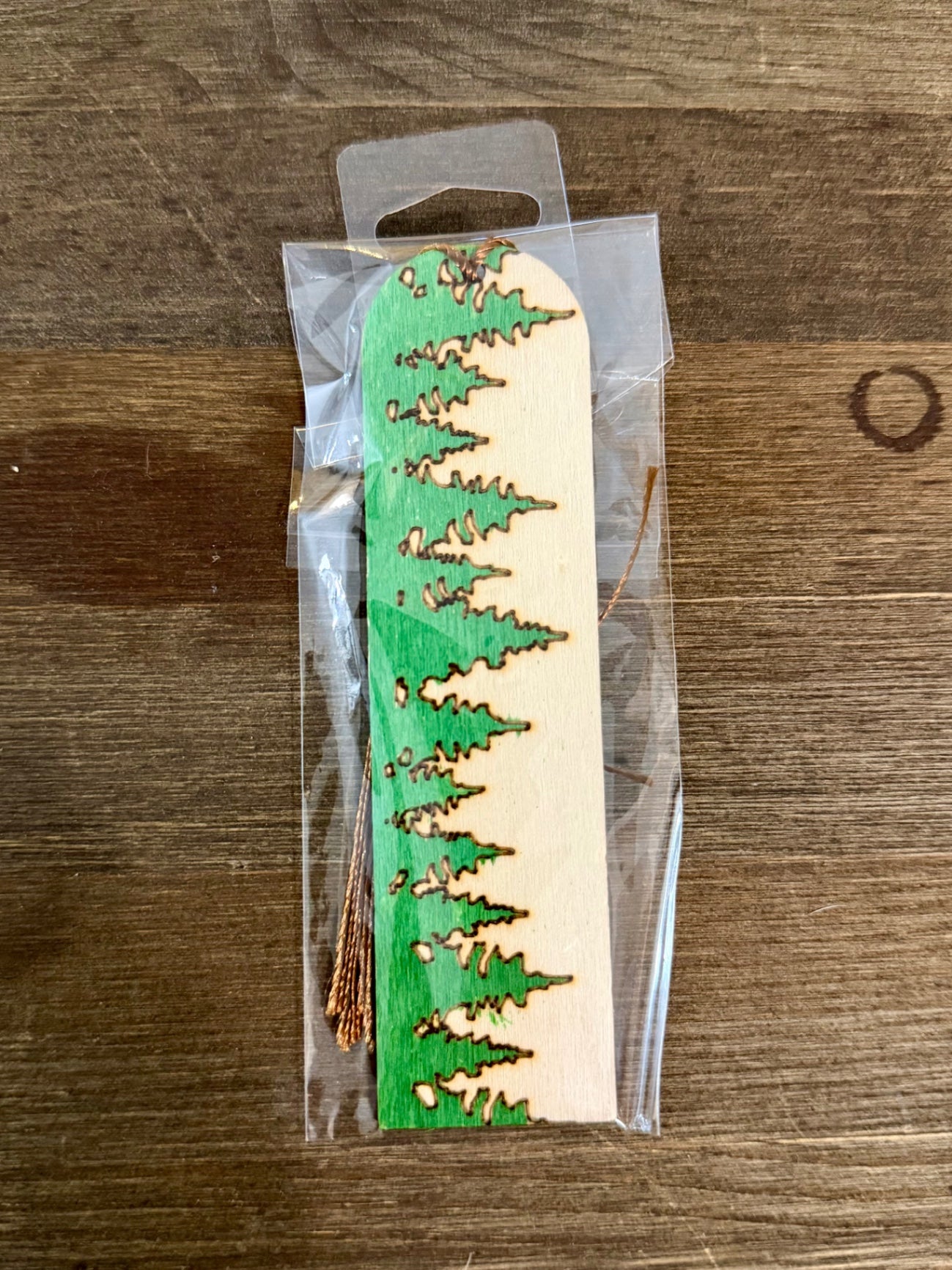 Wooden Bookmark - Trees