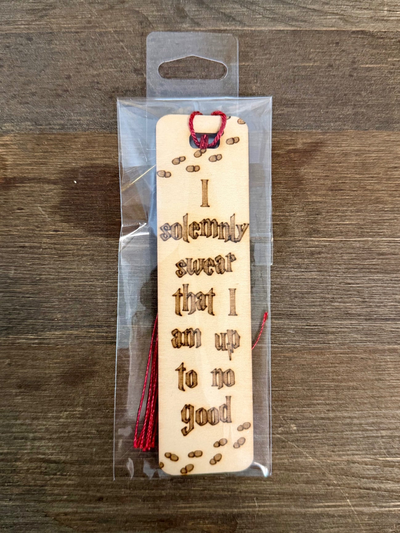 Wooden Bookmark - Solemnly Swear