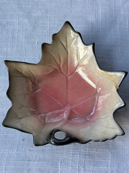 Vintage Jamison’s Capistrano California Pottery Leaf Dish (#301)