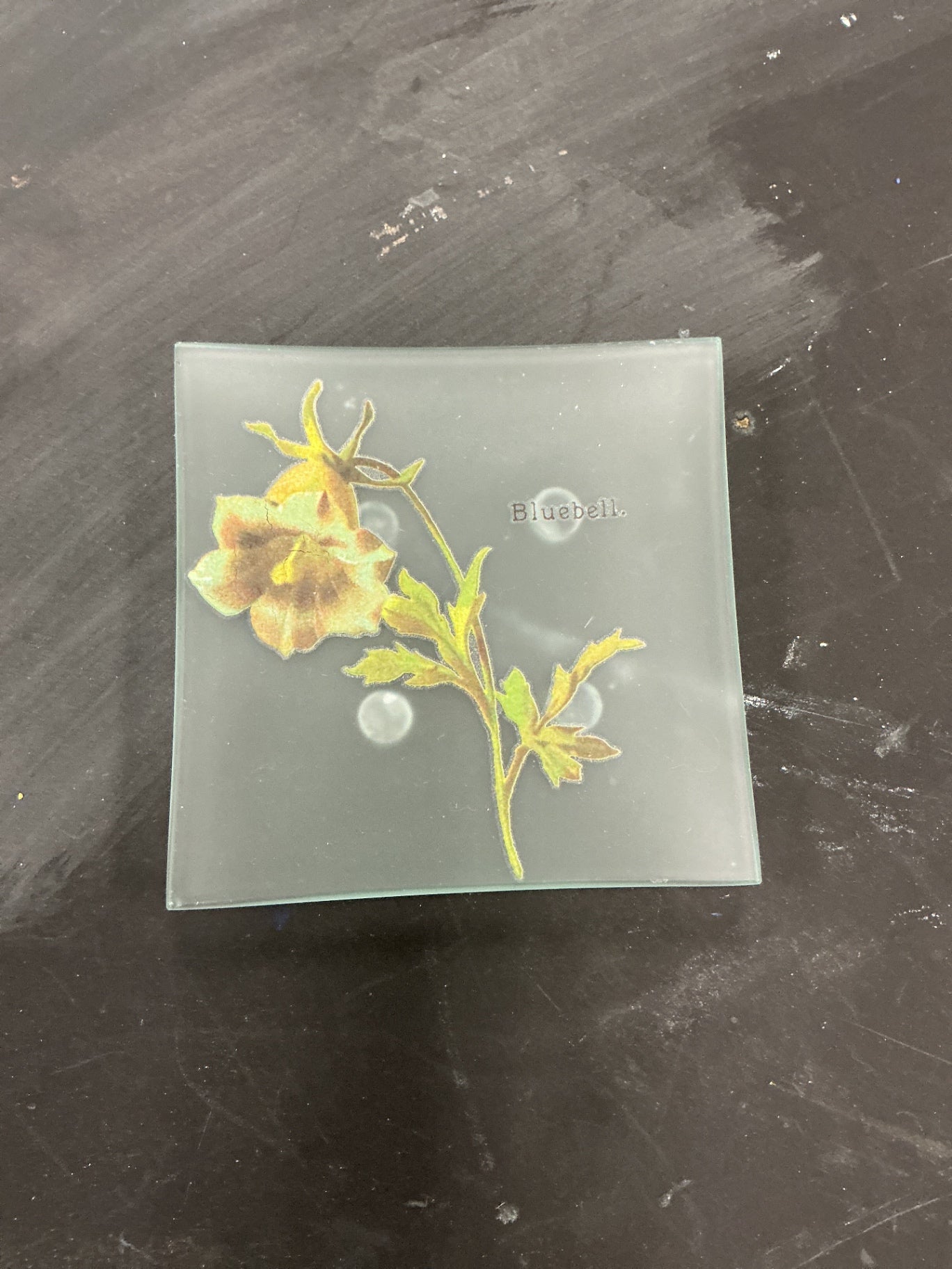 Glass tray