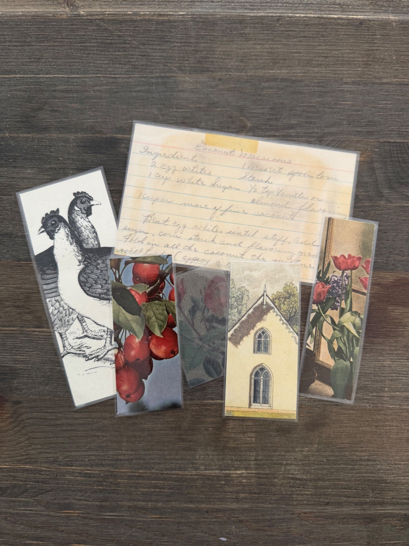 Vintage Ephemera Bookmark Pack - #R101