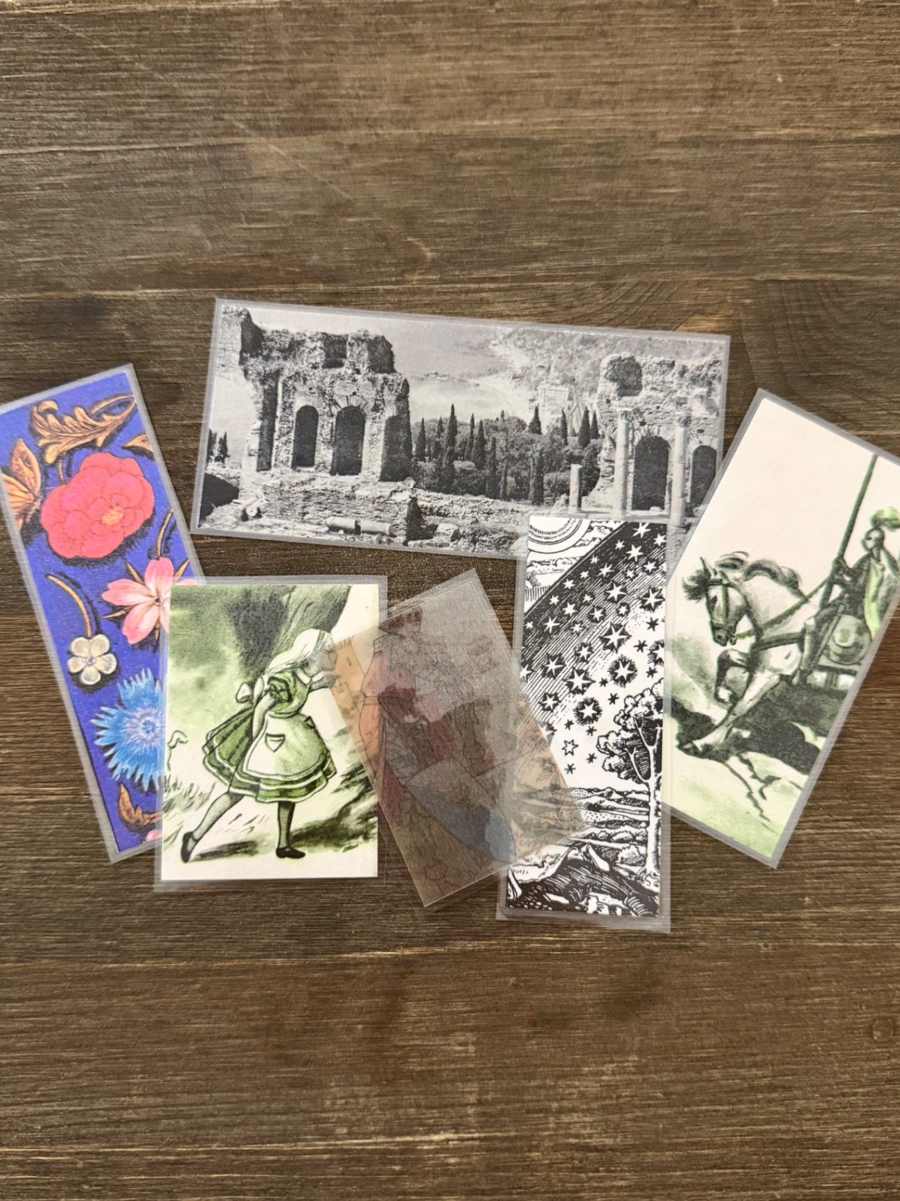 Vintage Ephemera Bookmark Pack - #R107