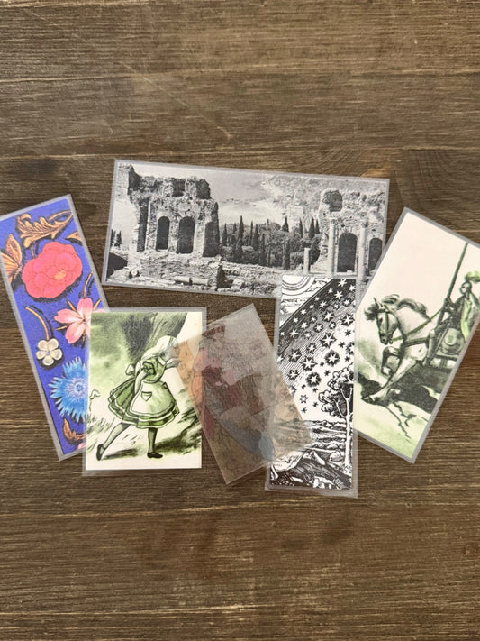 Vintage Ephemera Bookmark Pack - #R107