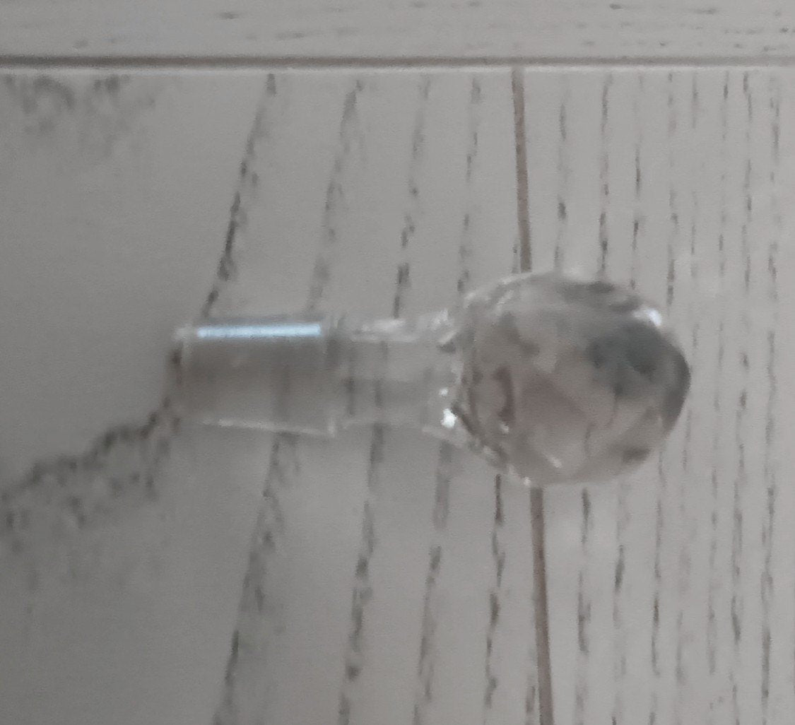 Faceted Lead Cystal Stopper