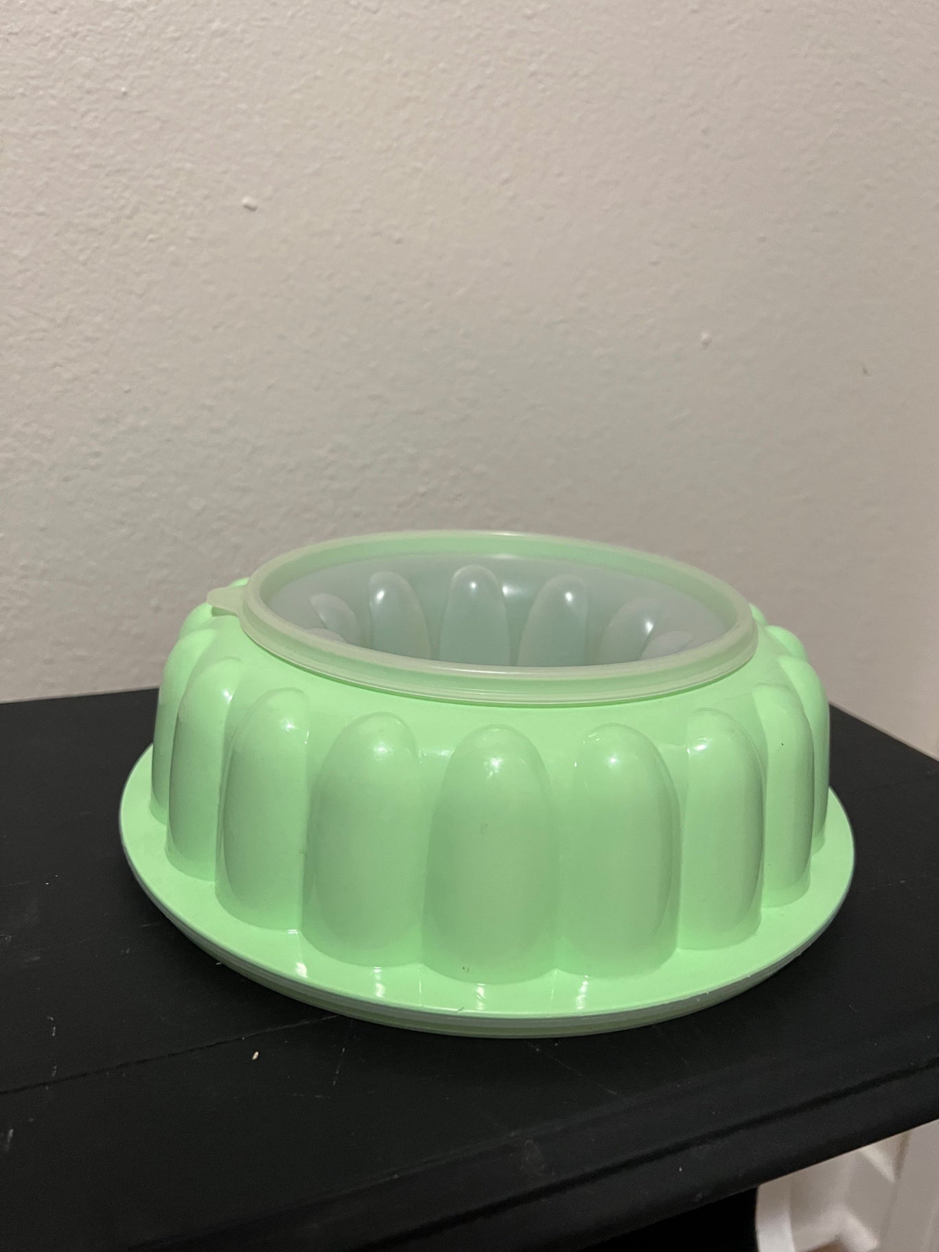 Vintage Tupperware Mint Green 3-Piece Jello Mold