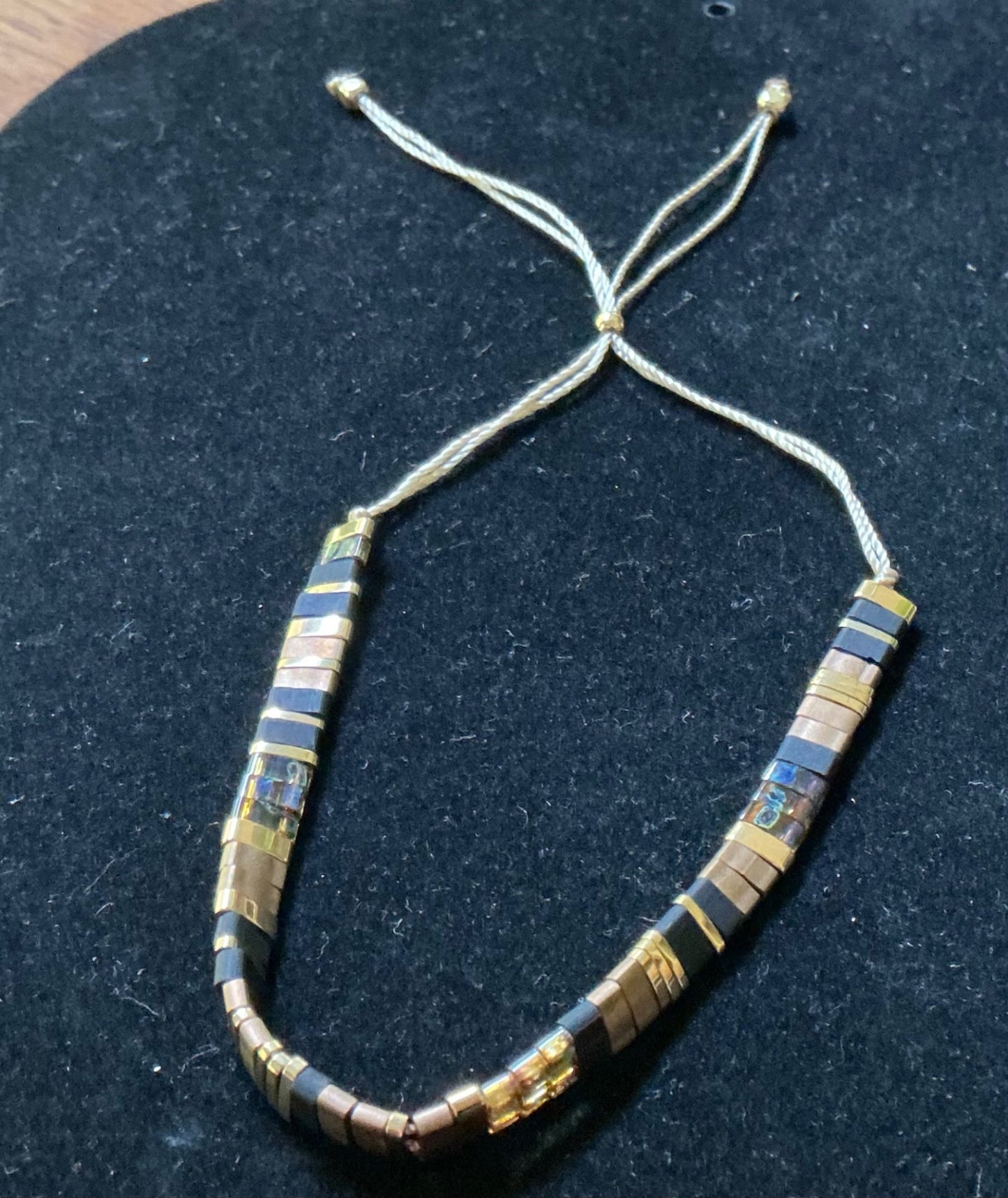Adjustable “Tila” Bead Bracelet
