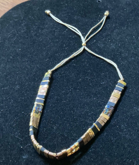 Adjustable “Tila” Bead Bracelet