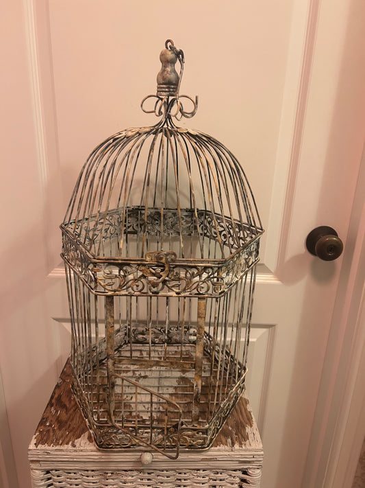 Metal birdcage