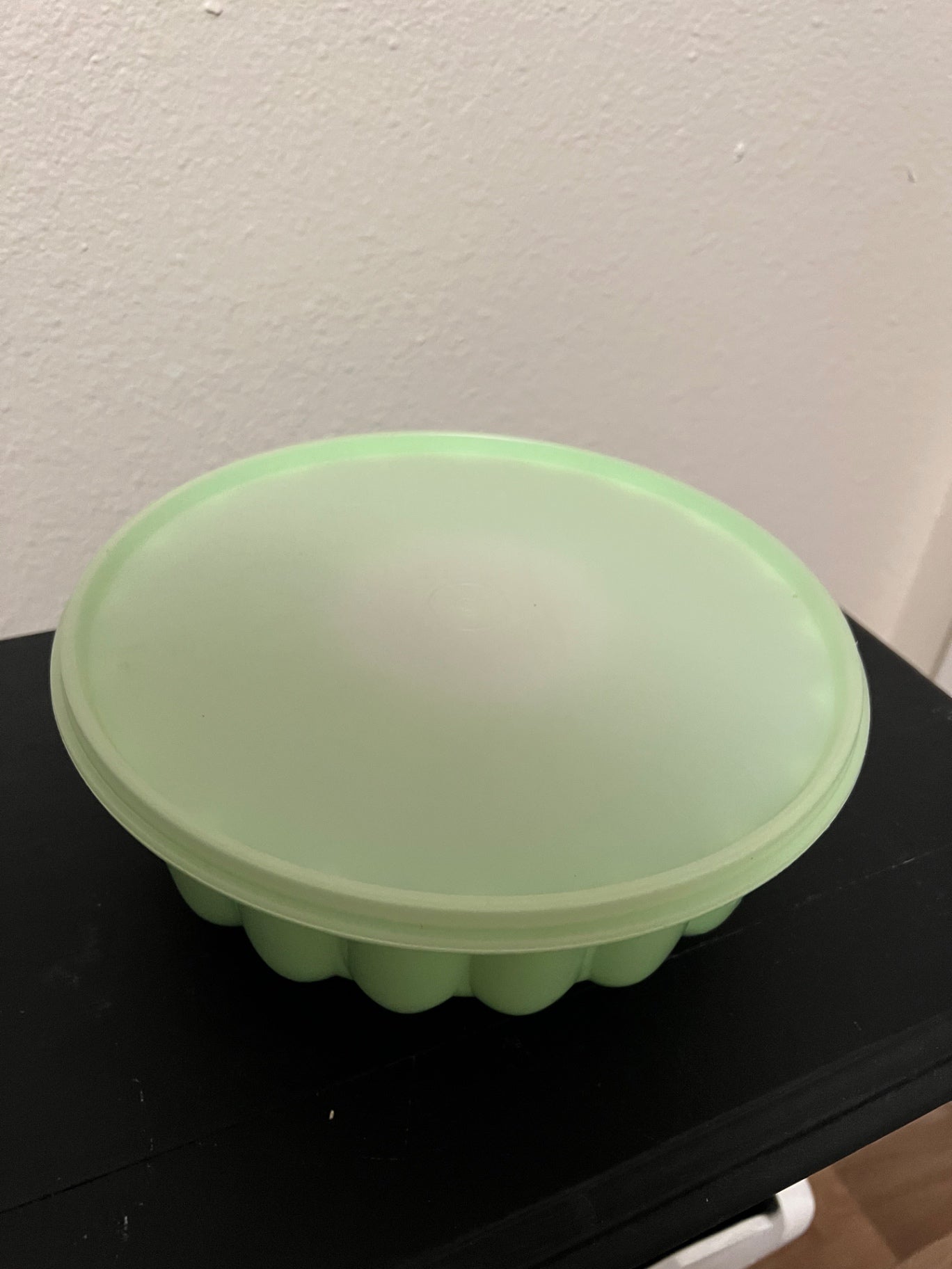 Vintage Tupperware Mint Green 3-Piece Jello Mold