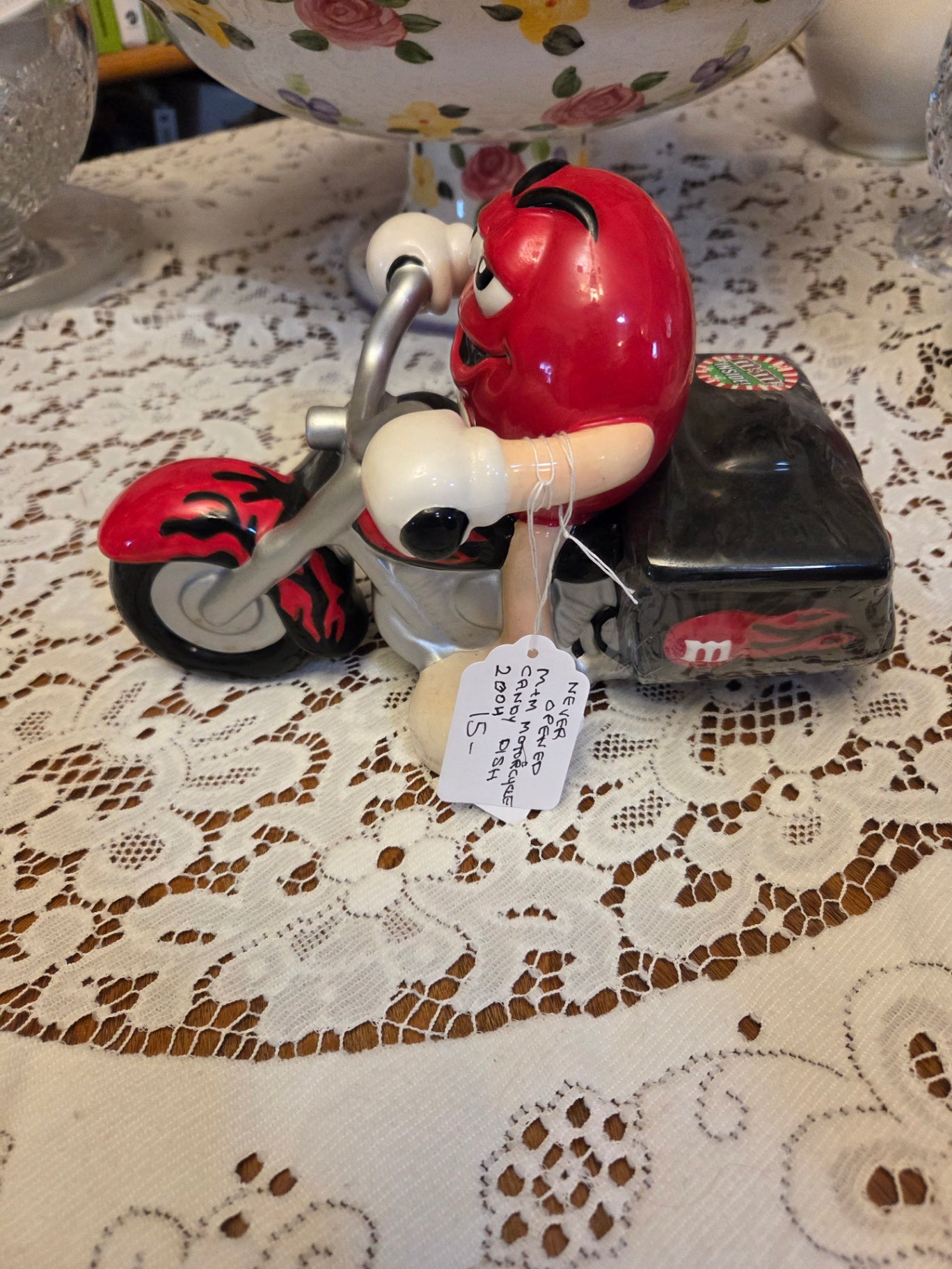 M and M motorcycle dish