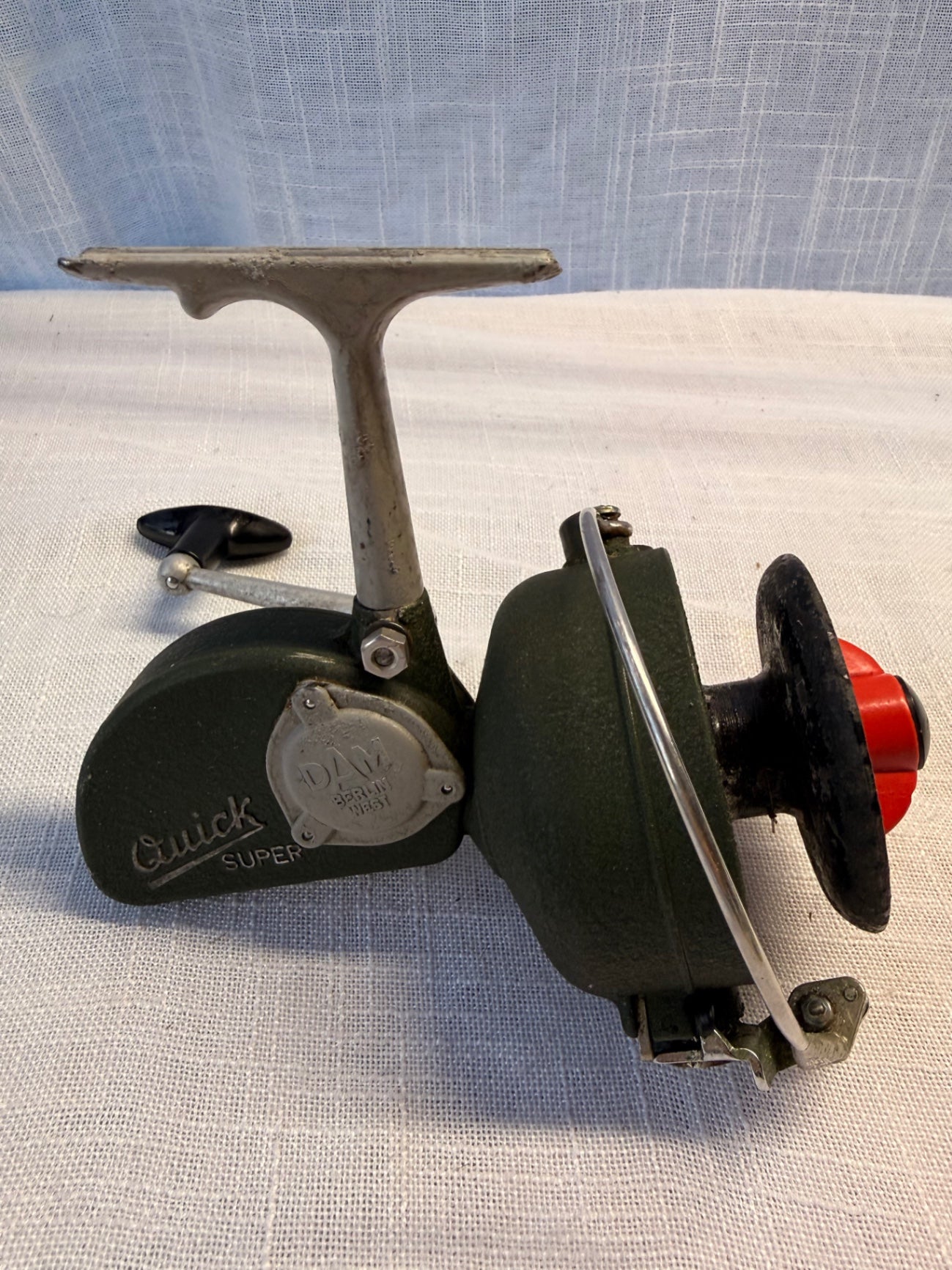 Vintage D.A.M. Quick Super Spinning Fishing Reel | Made in West Berlin Germany