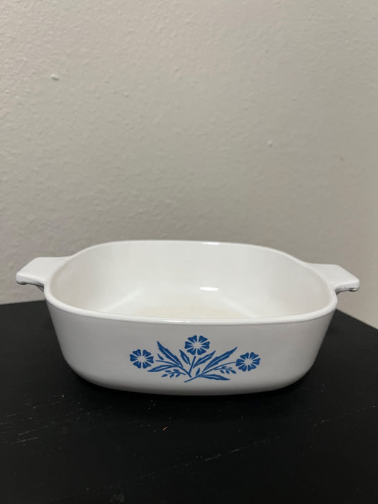 Vintage Corningware Blue Cornflower 1 Qt Casserole Dish