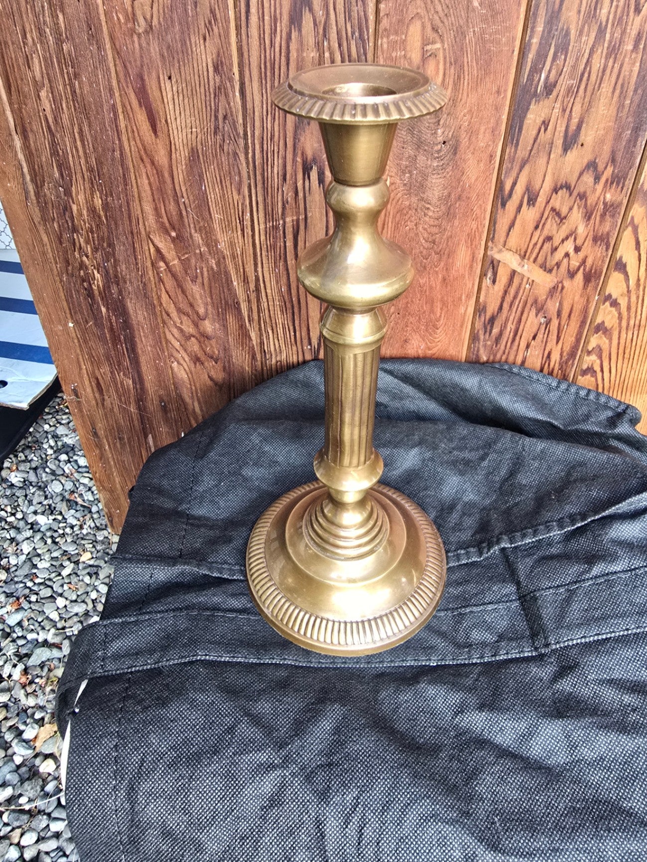 Brass candlestick