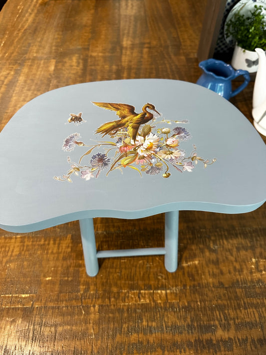 Blue step stool 