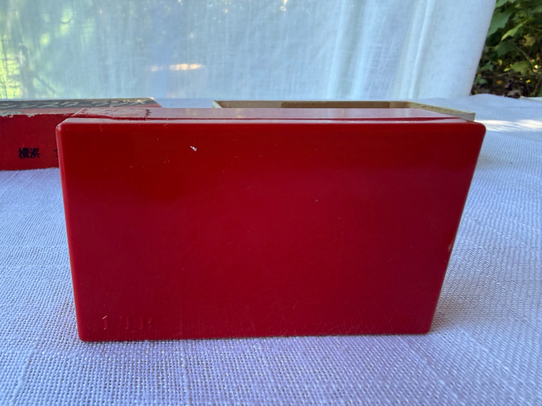 Vintage Zensen TR-12 Red 1-Transistor Pocket Radio in Original Box with Earphone | Made in Japan
