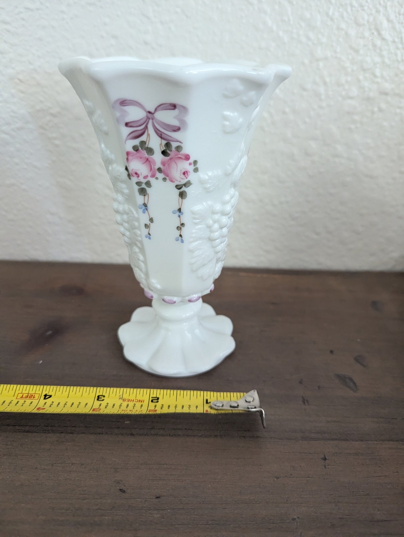 Vtg. Westmorelnd Milk Glass Vase 50's-60's