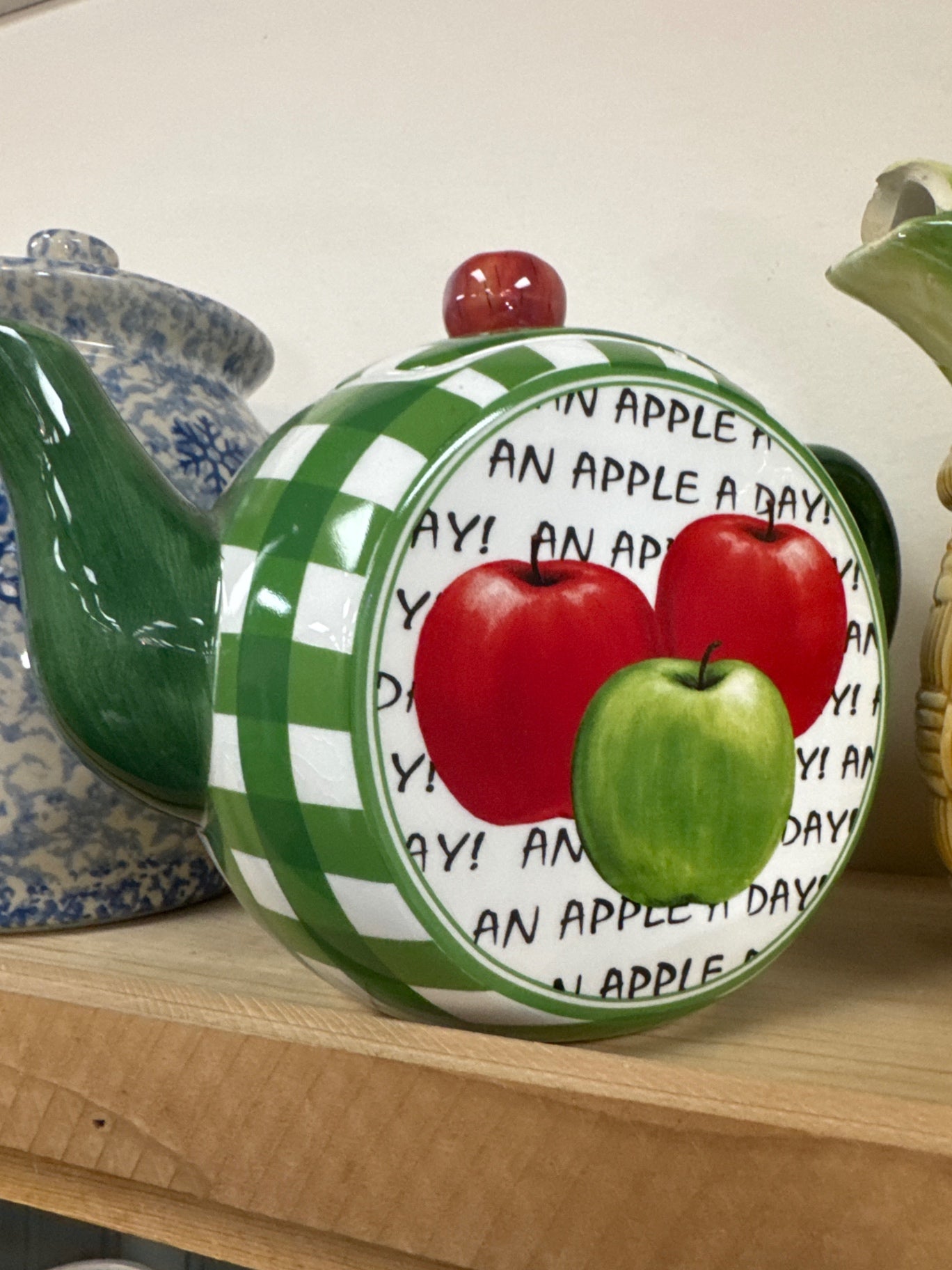 Vintage Pappel Teapot
