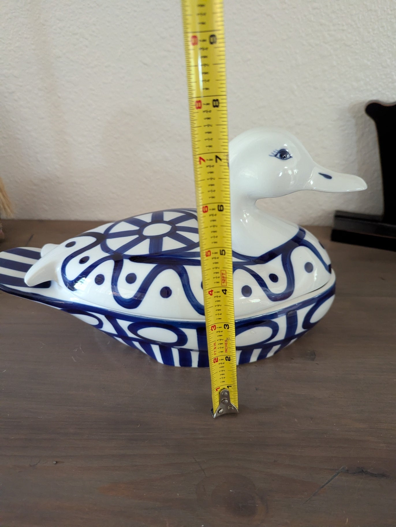 Dansk Arabesque Covered Casseole Dish (Hand-Painted)