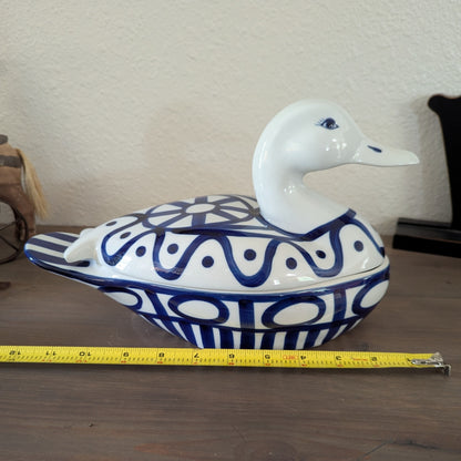 Dansk Arabesque Covered Casseole Dish (Hand-Painted)