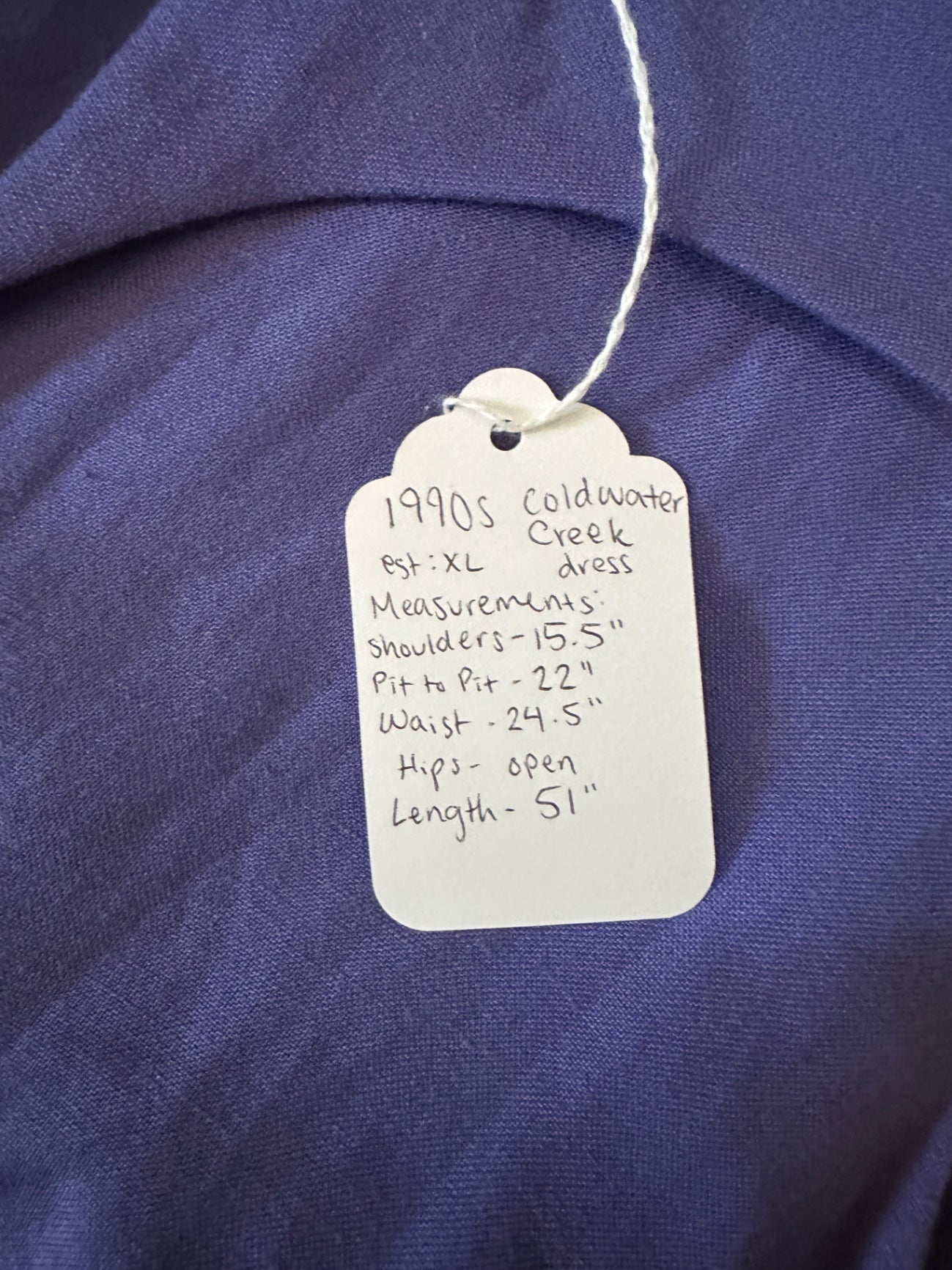 1990’s Purple Maxi Dress