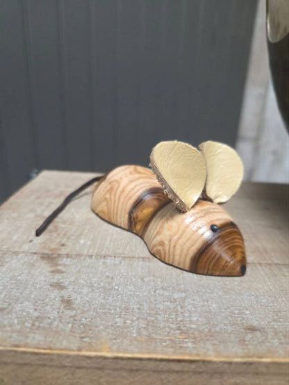 One-of-a-Kind Golden Chain (Golden Rain) Wood Mouse Bottle Opener