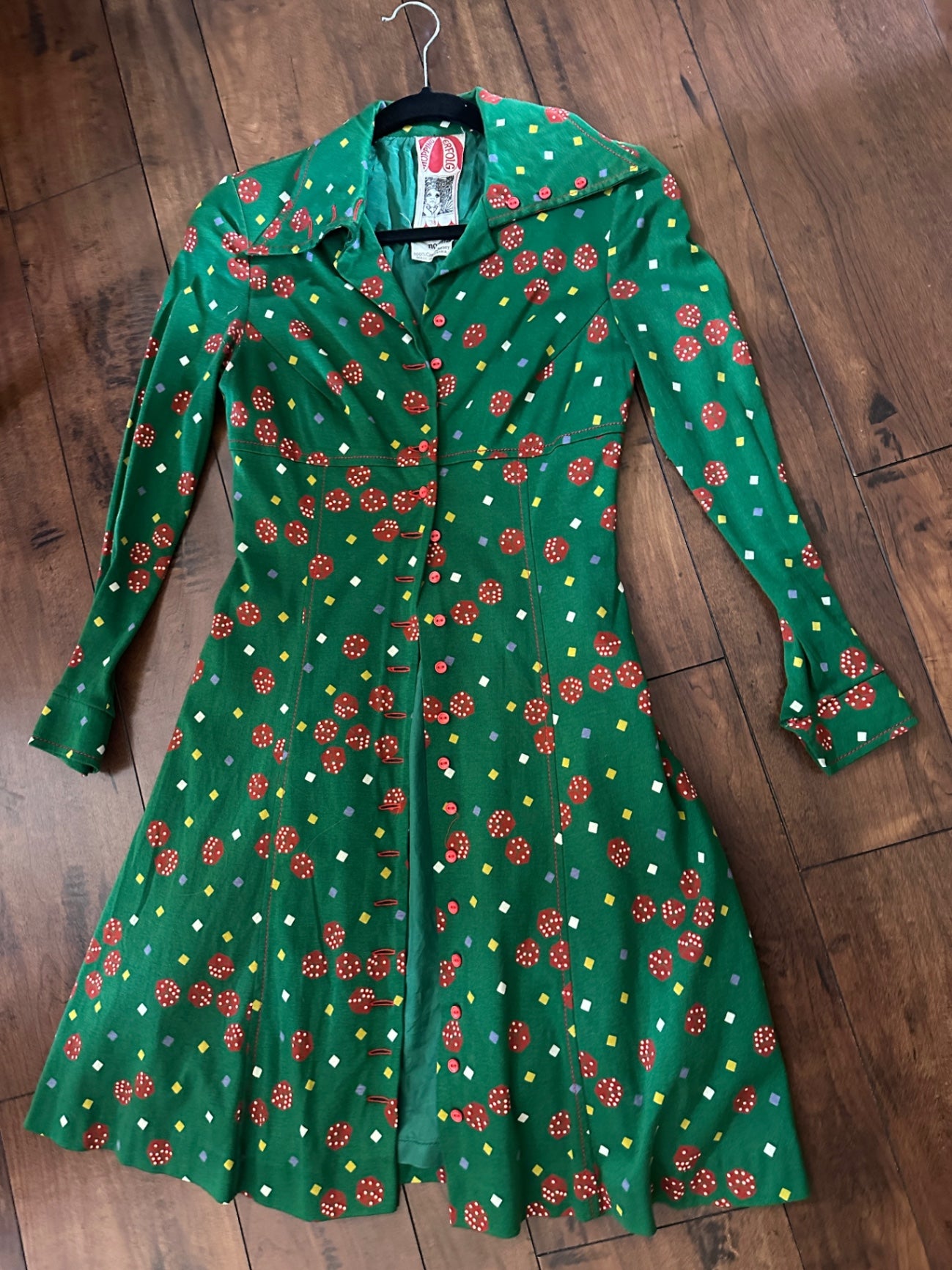 1970’s Casino print mini dress