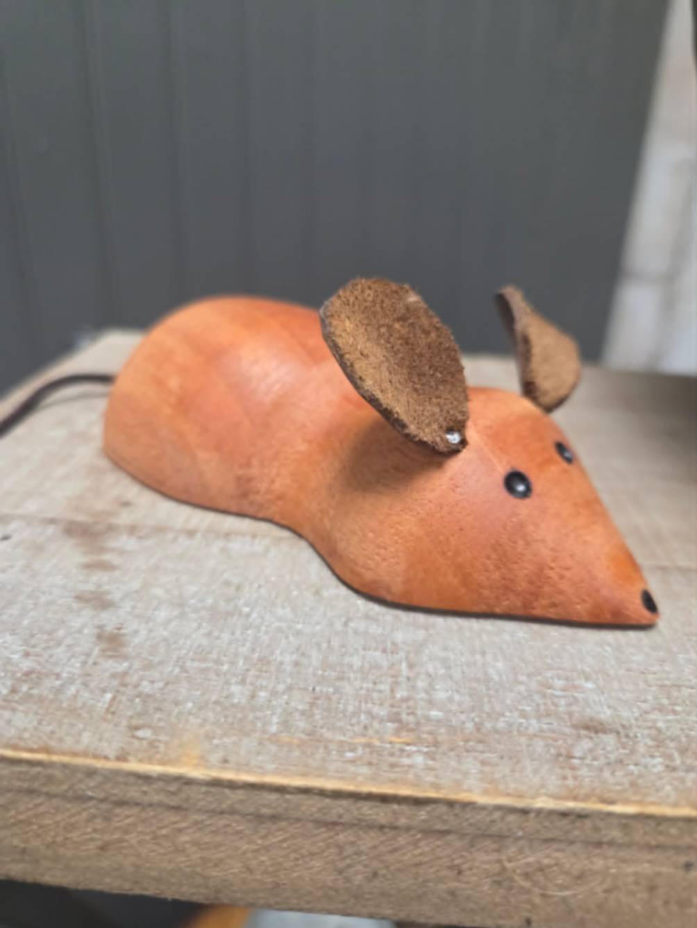 Handcrafted Mahogany Mouse Bottle Opener