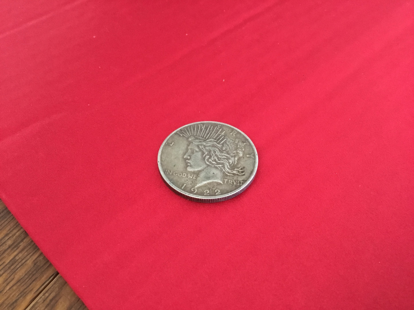 1922 Peace silver dollar