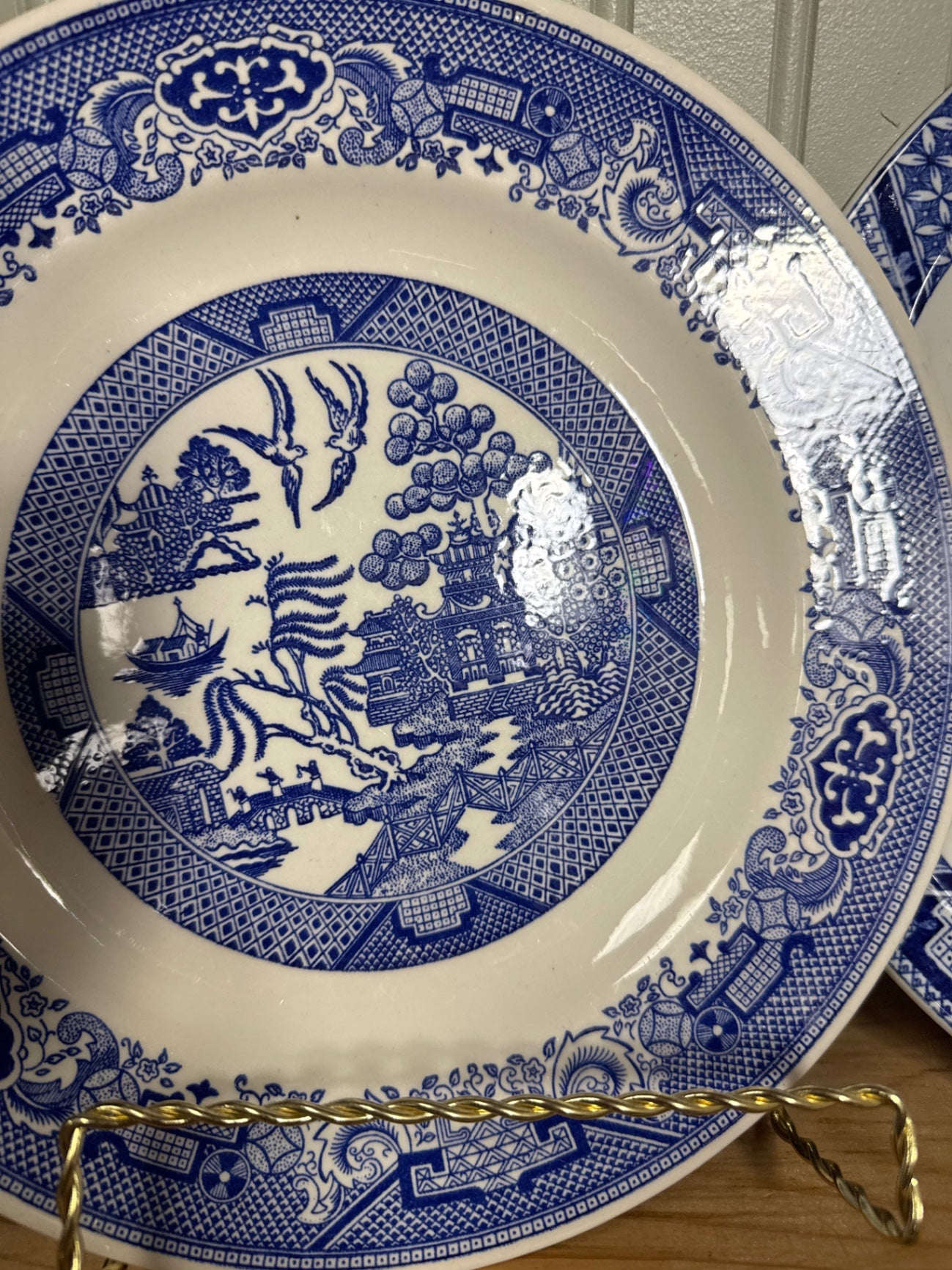 Blue Willow Diner Plate 