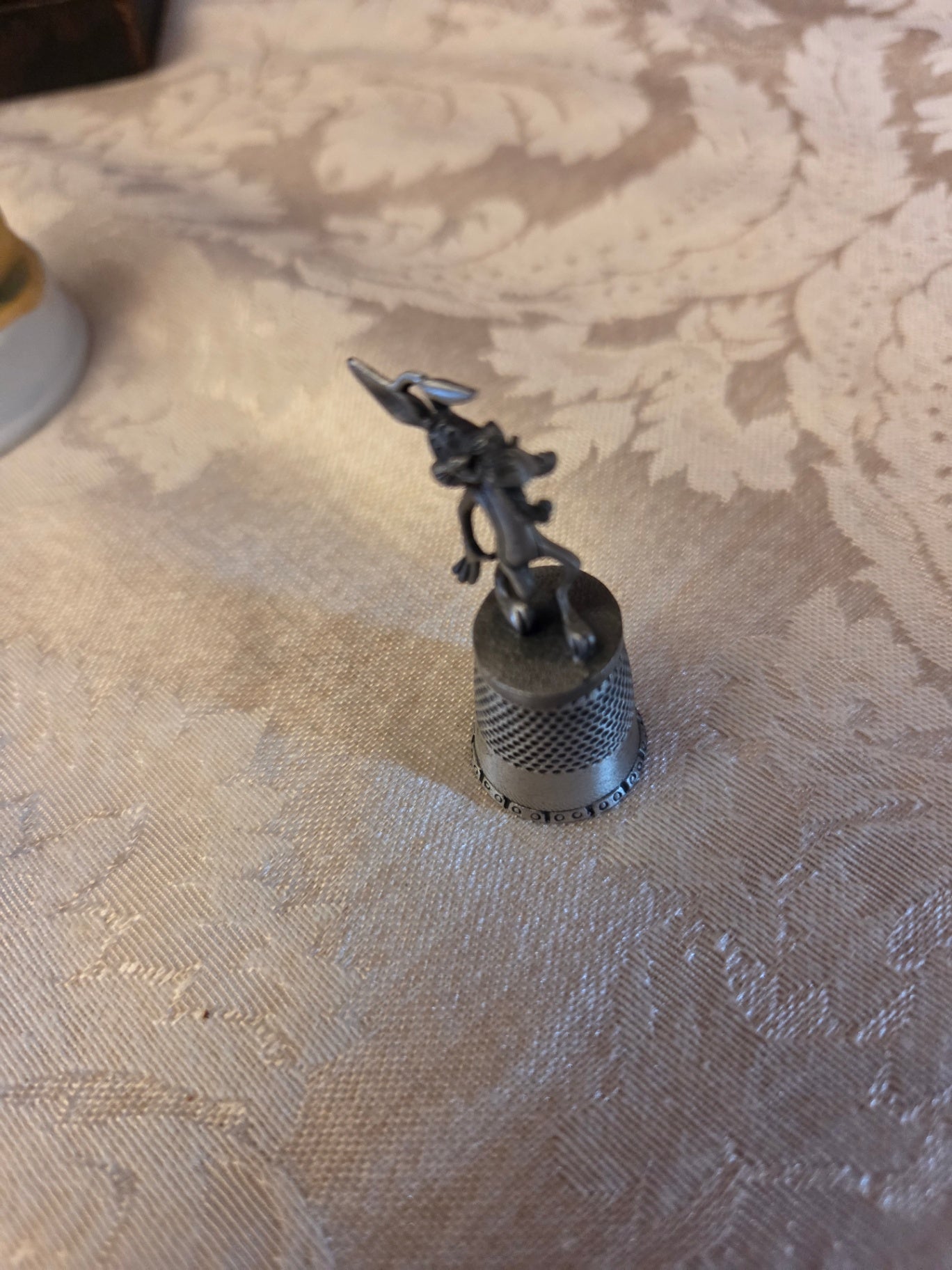 Bugs Bunny pewter thimble