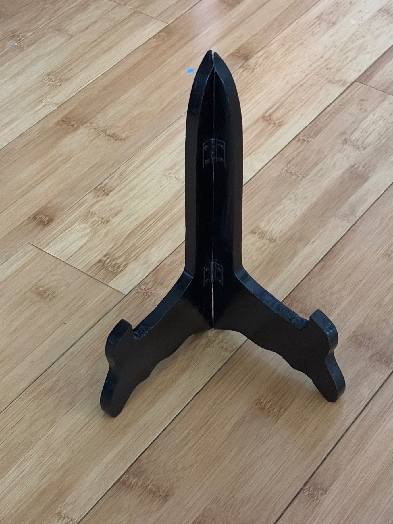 Black wooden book/art stand