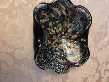 Murano glass end of day dish