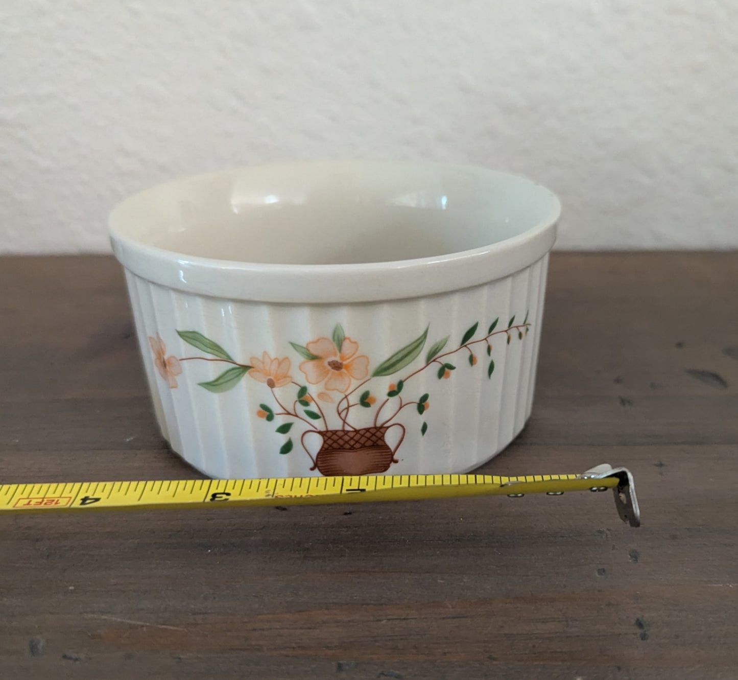 1980's Stoneware Ramekin "Countryside Collection" (Pair)