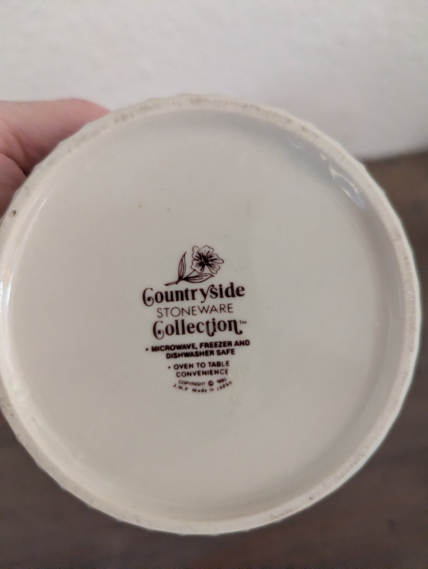 1980's Stoneware Ramekin "Countryside Collection" (Pair)