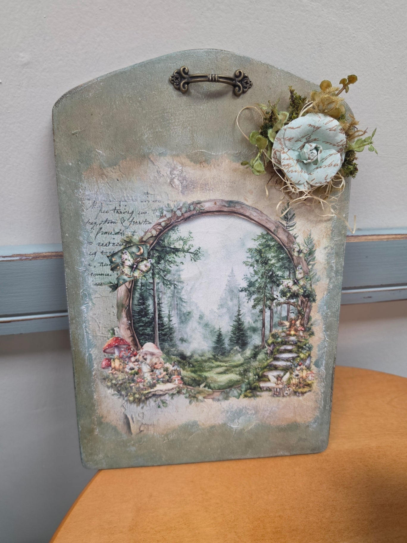 Whimsy wood plaque