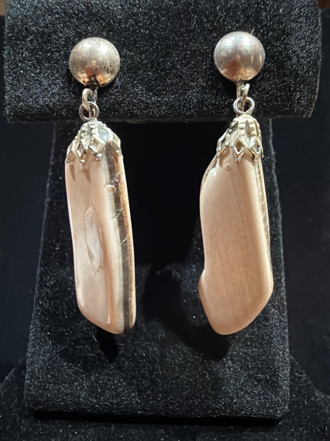 Sterling silver SCREW BACK earrings