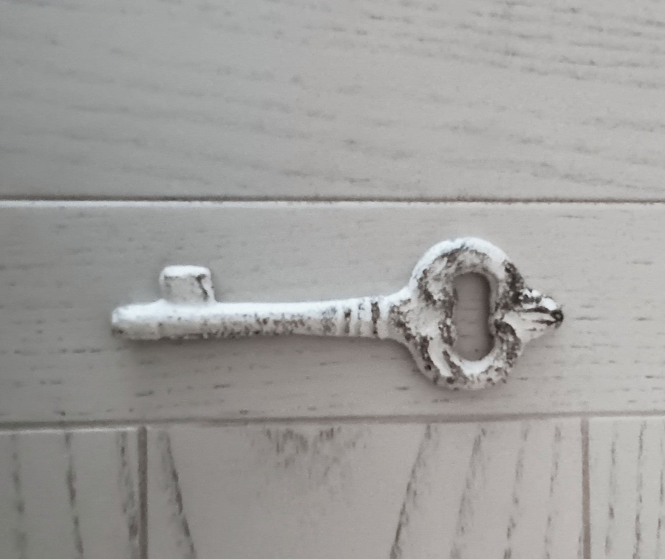 White Cast Iron Key