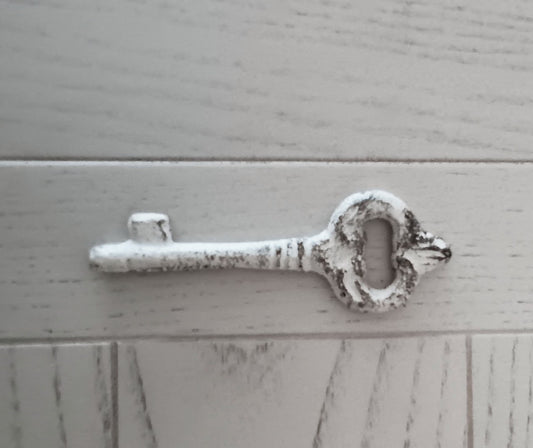 White Cast Iron Key