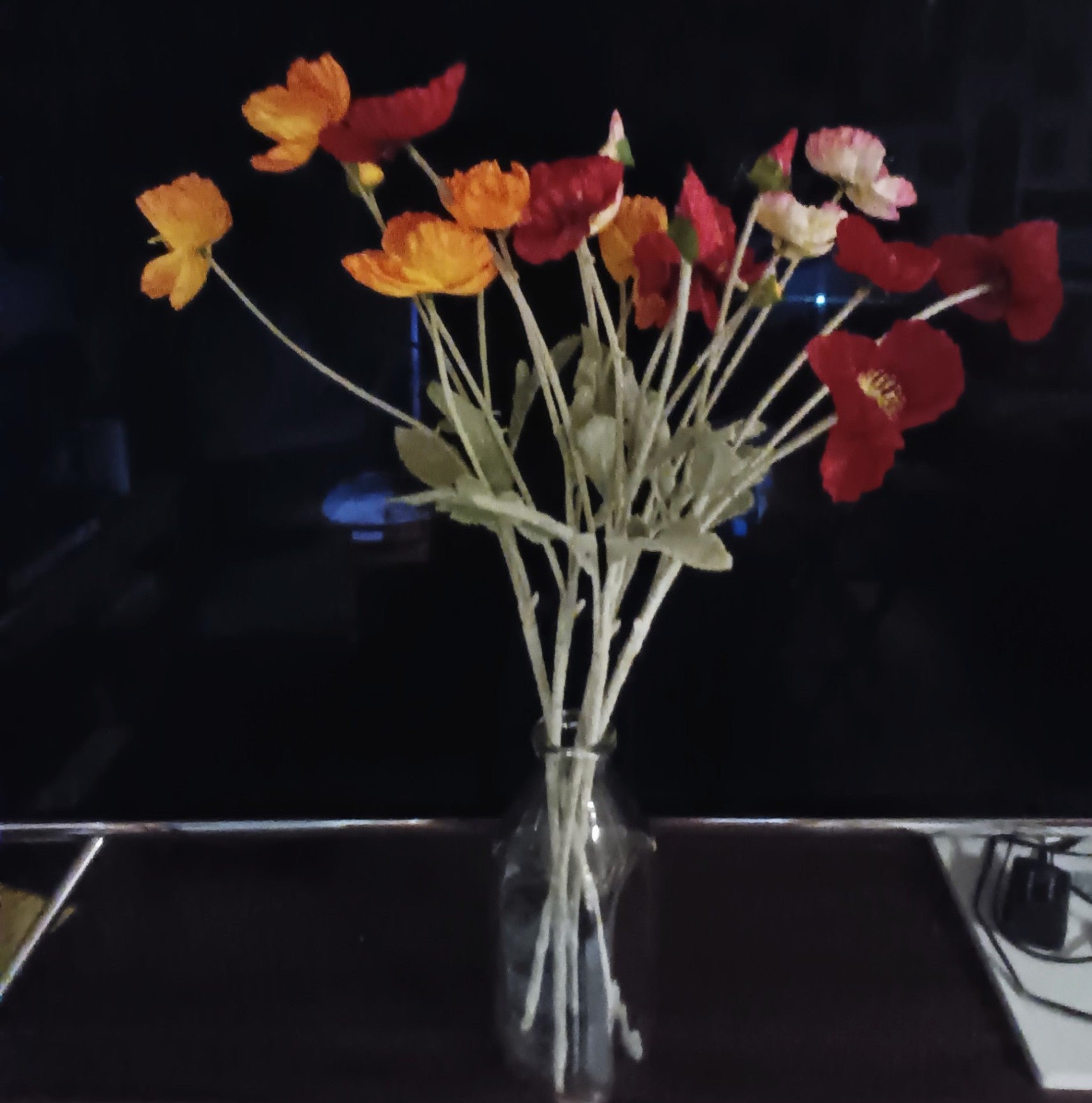 Old Bottle w/Poppies 