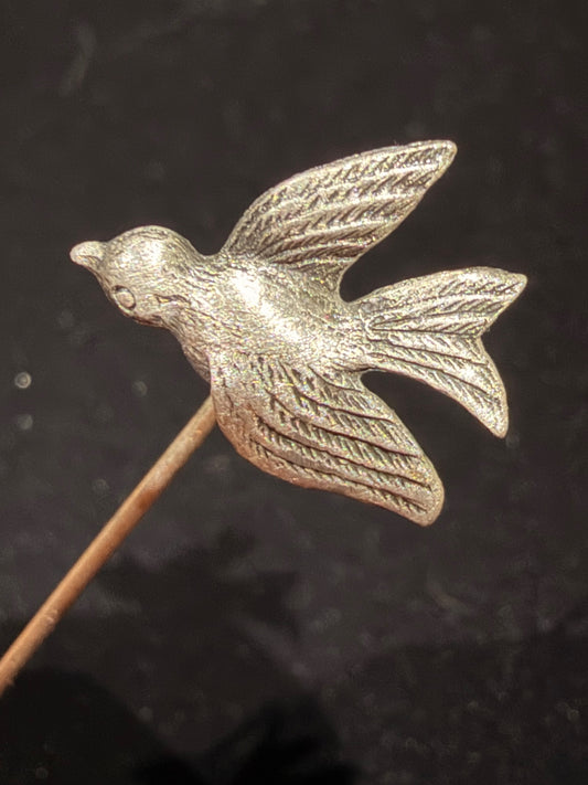 Pewter Bird Stick Pin