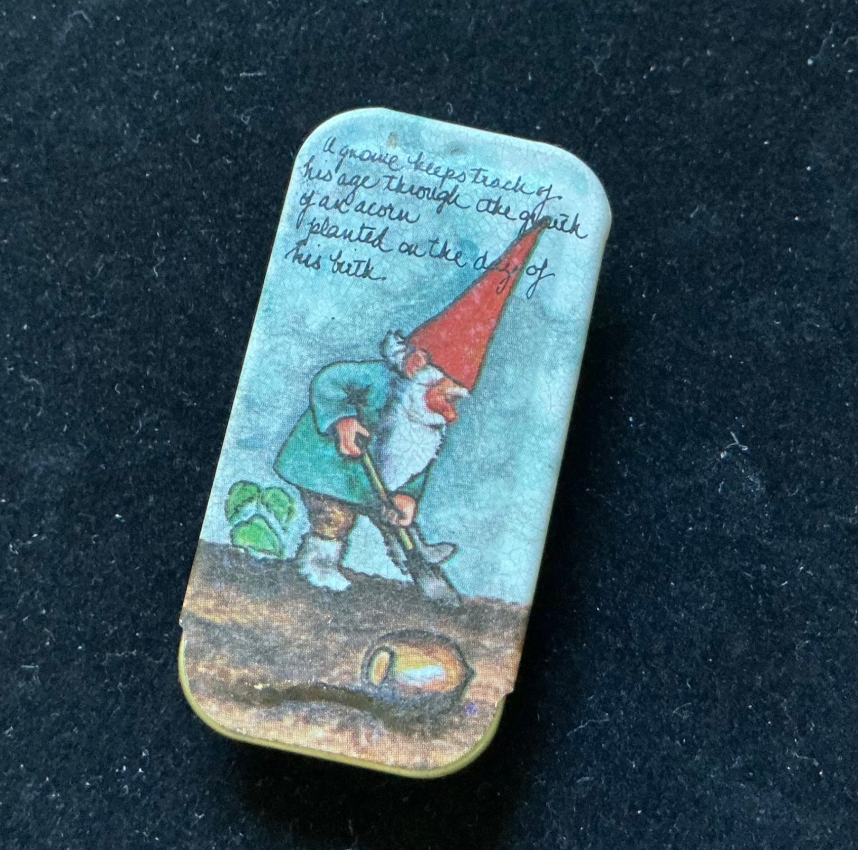 VTG. GNOME TRINKET BOX