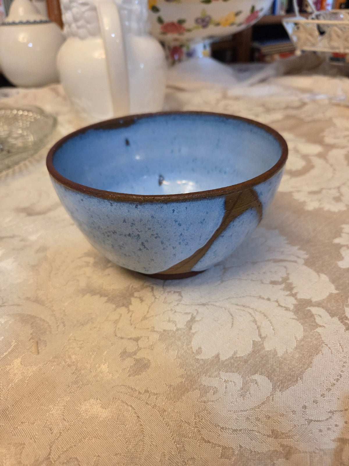 Hand thrown pottery bowl