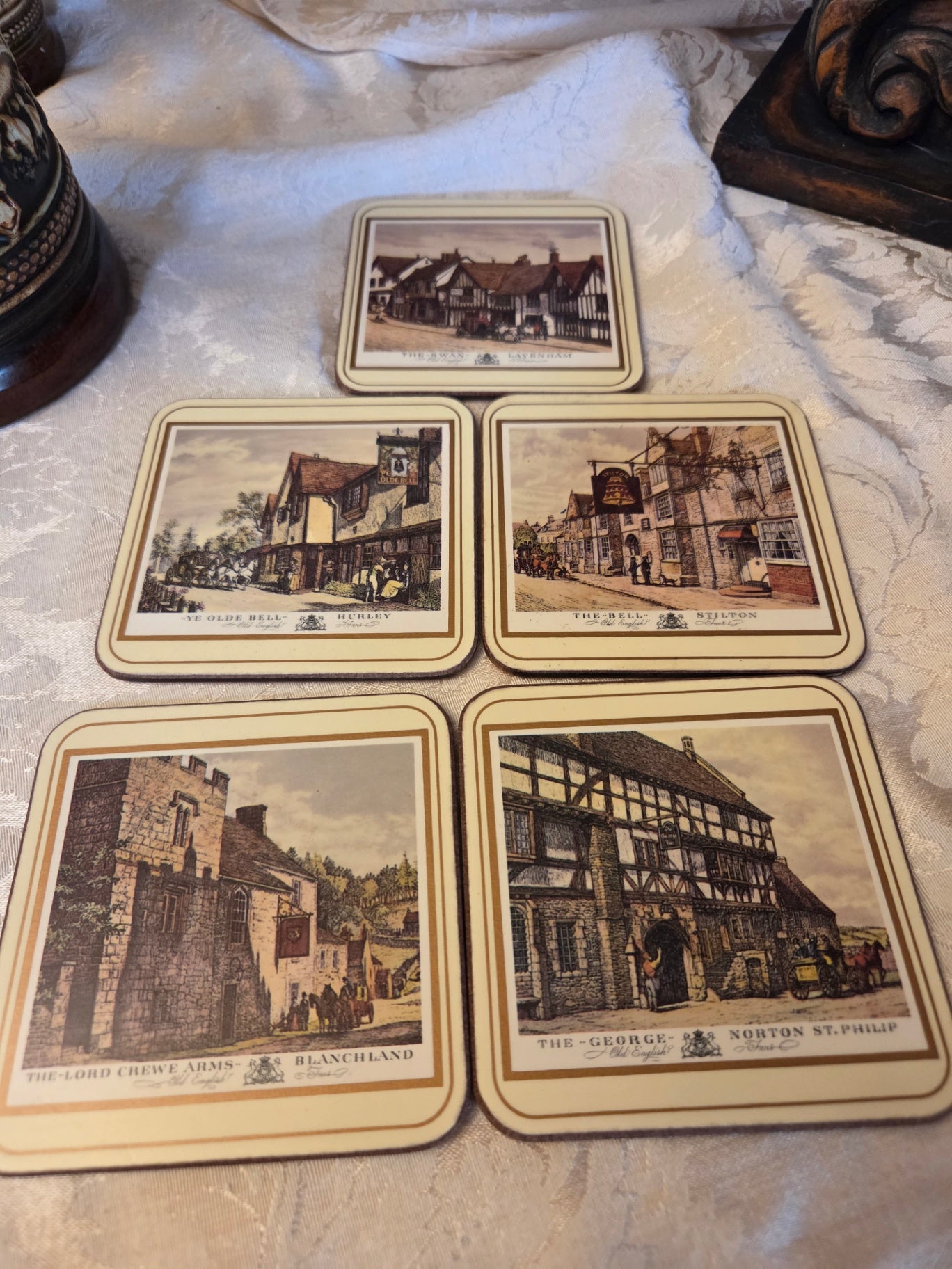 English inn coasters